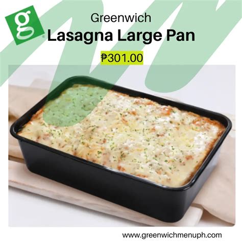 lasagna bukidnon|Greenwich .